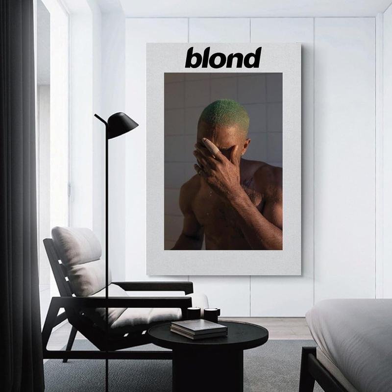 Frank Ocean Poster Blonde Poster Album Cover Canvas Poster Wall Art Decoration Living Room Bedroom Decoration Print Picture Painting Unframe