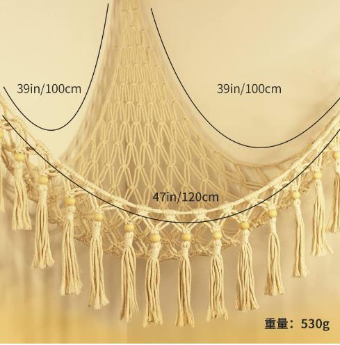 55 inch Toy Hammock Macrame boho Stuff Animal Storage Corner Hanging Net Holder,Mesh Hammock Plush Toy Organizer with Hooks for Bedroom