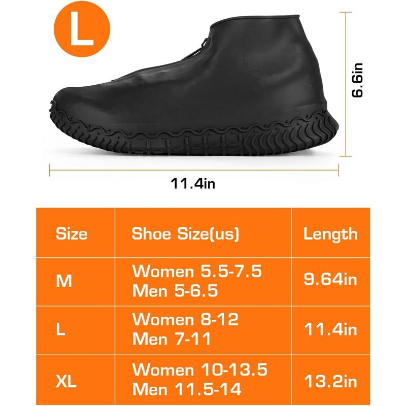 Shoe Covers Waterproof Silicone Rain Overshoes for s Men and Women