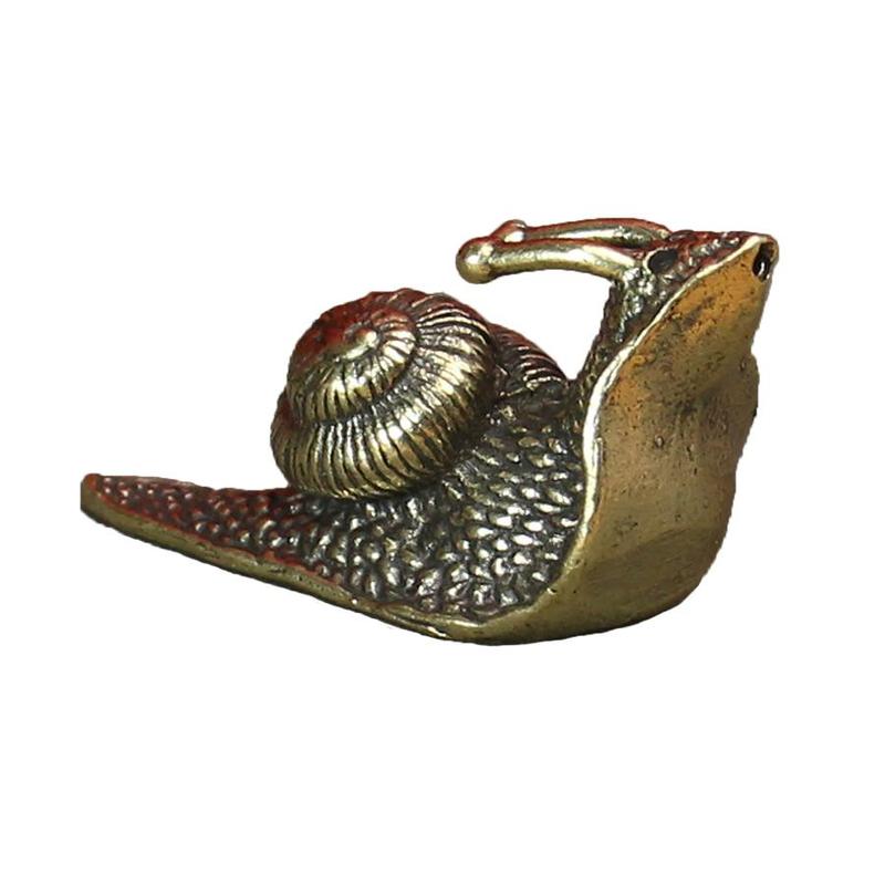 Creative Copper Snail Design Decoration Craft,  Decorating Copper Snail Ornament, Desk Decorations for Home Office, Gift Ideas