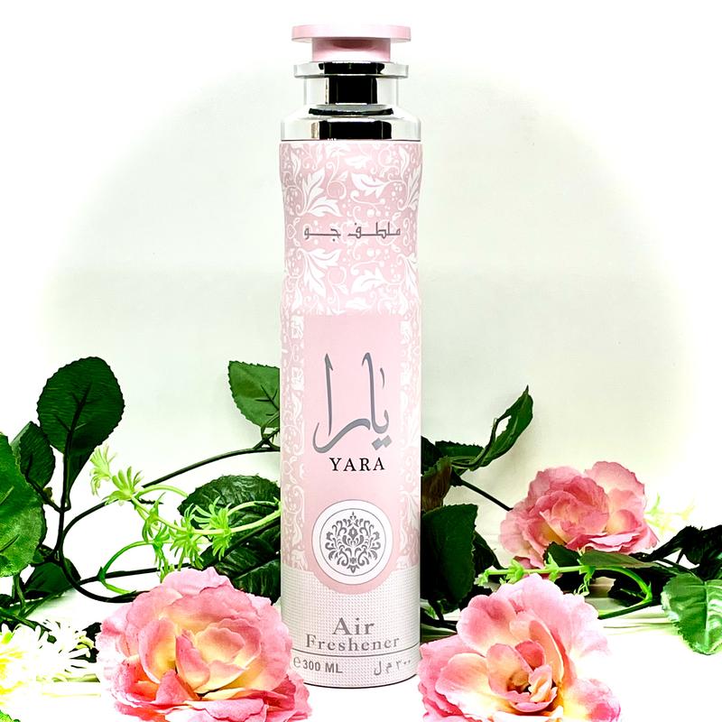 (Bundle Pack) 300ml Yara + Yara Moi Air Freshener Spray by Lattafa Flower Peach