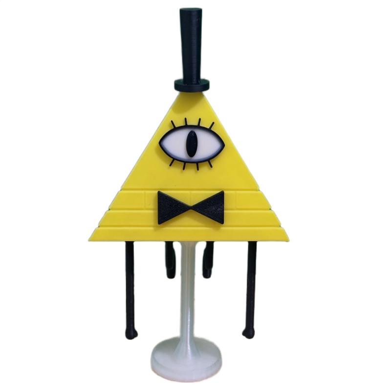 Bill Cipher Desk Figure - Gravity Falls Inspired Decoration Gift