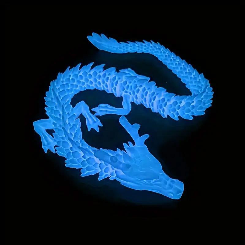 3D Printed Dragon Design Craft, 1 Count Creative Car Decorations, Cute Desktop Decoration for Living Room Bedroom Bar Cafe, Room Display Decoration