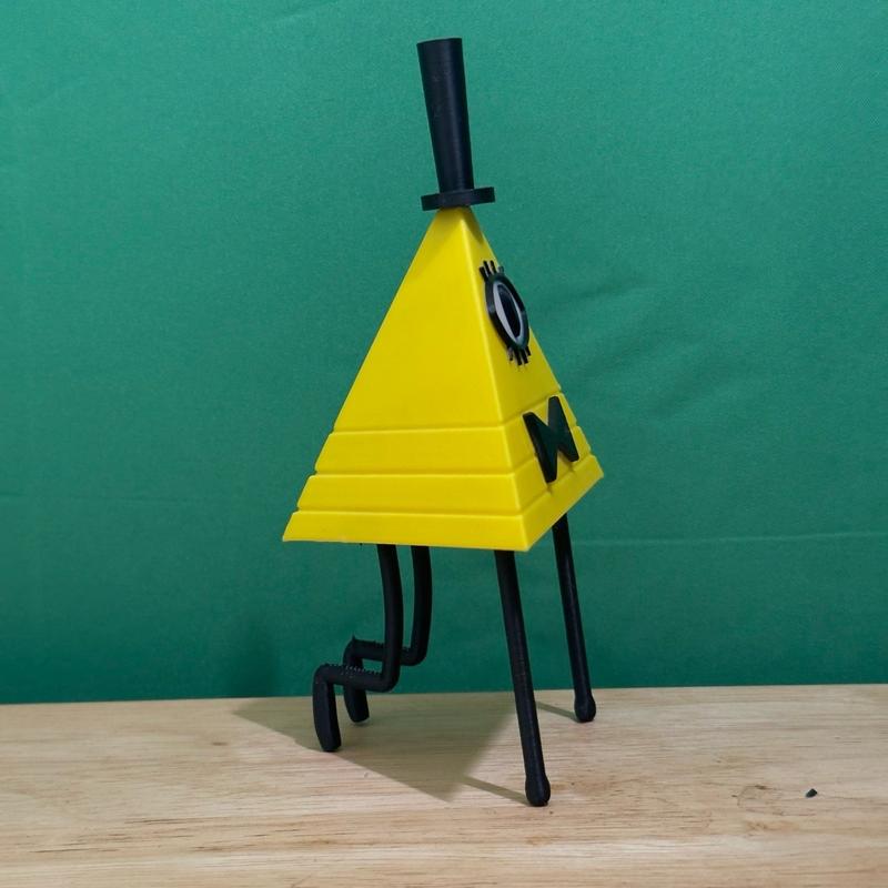 Bill Cipher Desk Figure - Gravity Falls Inspired Decoration Gift