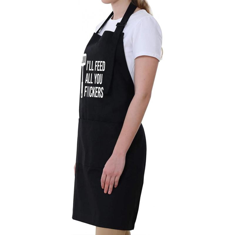 Funny Cooking Aprons for Men Women - Dad Gifts, Funny Gifts for Men Mom - Fathers Christmas, Birthday Gifts for Dad Step Dad Brother Boyfriend Husband - Cool BBQ Grilling Chef Apron for Men