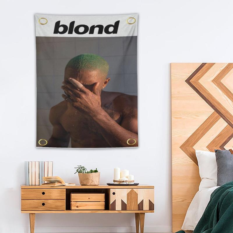 Frank Ocean Blondl Soft Hanging Tapestries - Hangable Ornaments for Creative Wall Decor - 3x5 Feet