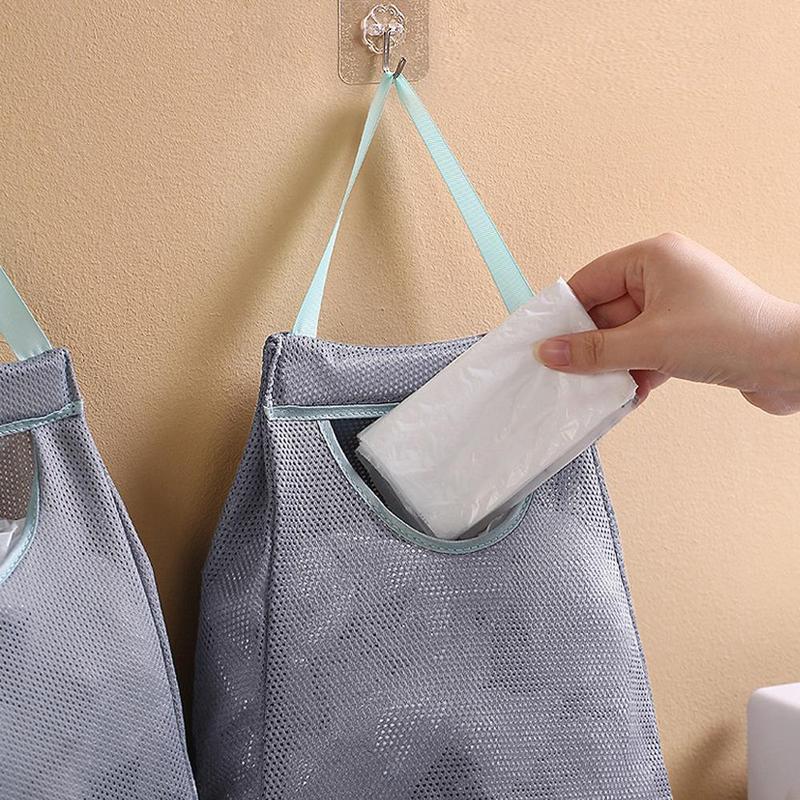 Kitchen Garbage Bag Storage Bag, 1 Count Wall Mounted Bag Holder, Kitchen Storage Organizer for Home Restaurant