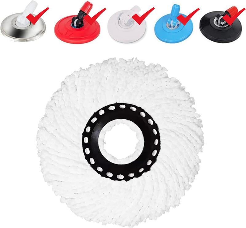 Spin Mop Replacement Head, Compatible with Most Mop Models (check your mop before ordering)