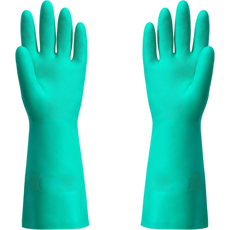 Nitrile Gloves, Latex Rubber Free, 1 Pair Large Cleaning