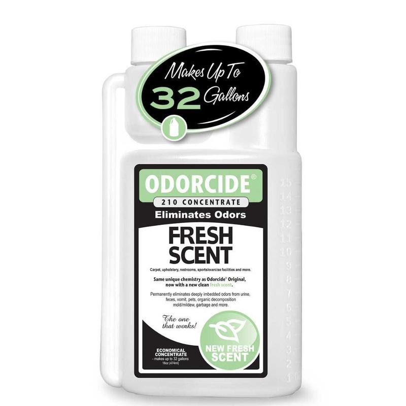 Odorcide Odor Eliminator Concentrate: Odor Eliminator for Strong Odor on Carpets, Hardwood & More - Fresh Scent - 16 oz