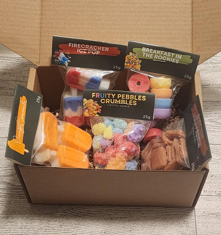 Count of 5 Assorted Wax Melt with 25g of mold