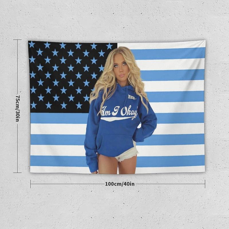 Megan Music Moroney Flag Tapestry Wall Tapestry Poster Suitable for College Dormitory Cave Bedroom Living Room Party Decoration Merch 30