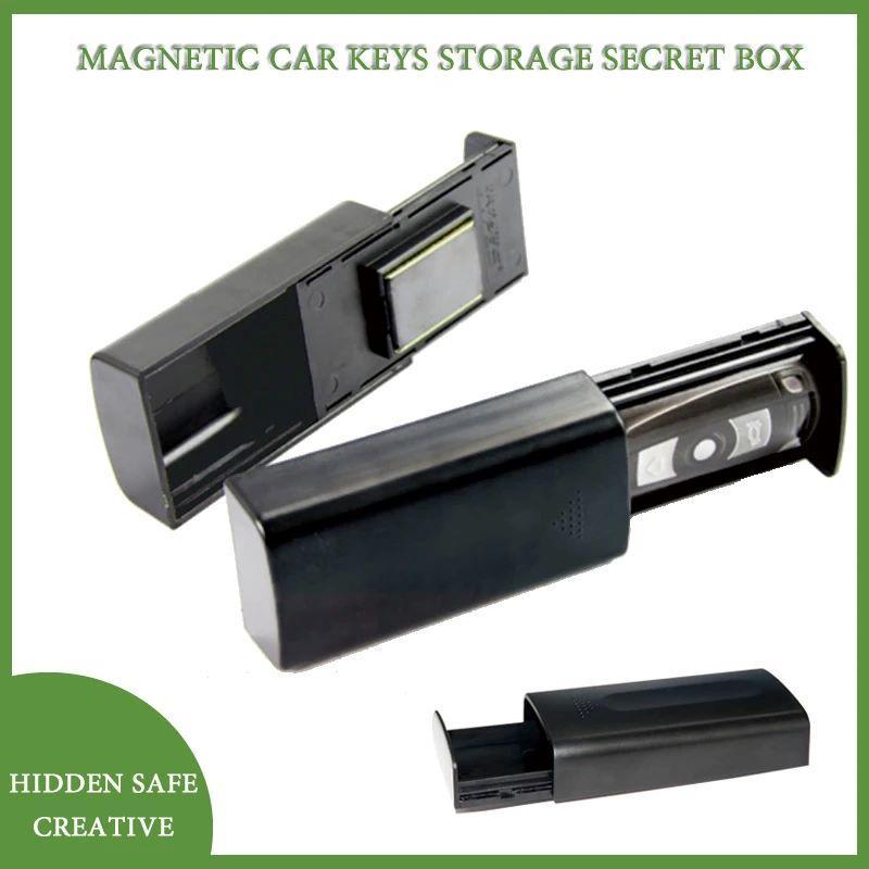 Magnetic Car Key Storage Box, 1 Count Creative Magnetic Safe Box, Hidden Storage Secret Box for Home Office Car Truck Caravan, Home Organizer