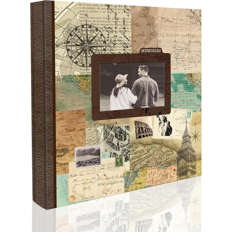 Photo Album 4x6 500 Photos 5 Pictures Per Page, with Photo Frame Window, 500 Pockets 4