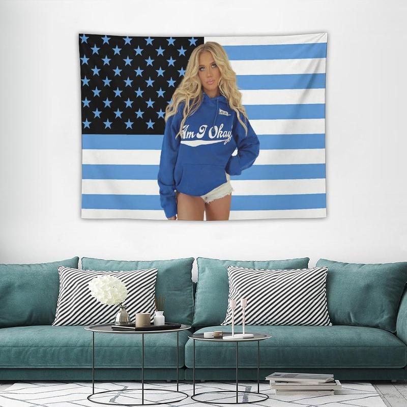 Megan Music Moroney Flag Tapestry Wall Tapestry Poster Suitable for College Dormitory Cave Bedroom Living Room Party Decoration Merch 30