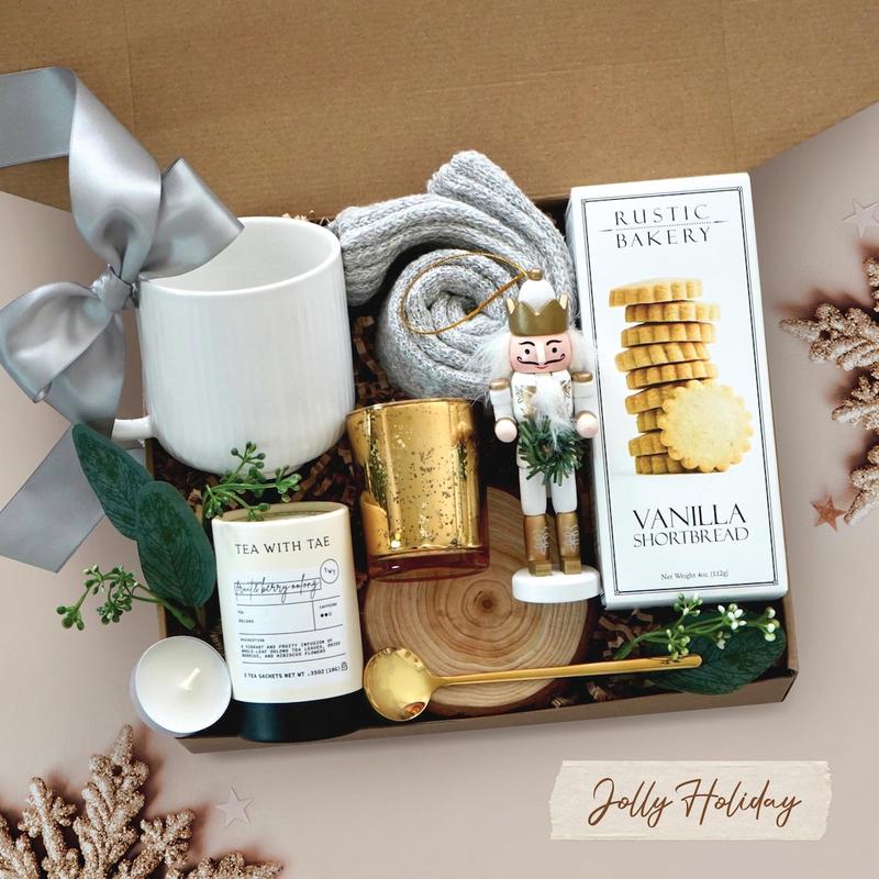 Hug in a Box, Holiday Care Package for Women, Winter Self Care Gift Box, Christmas Gift Box, Birthday Gift Basket, Thanksgiving Gift | Trendy Giftbox, Christmas Giftbox