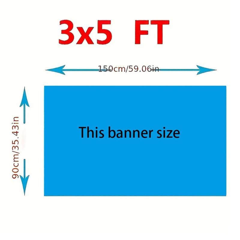 Blackout Or Backout Print Tapestry for Mean Girls Decorations, 1 Count 3x5ft 90x150cm Double-stitched Edge Wall Hanging Tapestry With 4 Brass Grommet For College Dorm Room Decor Home Decor