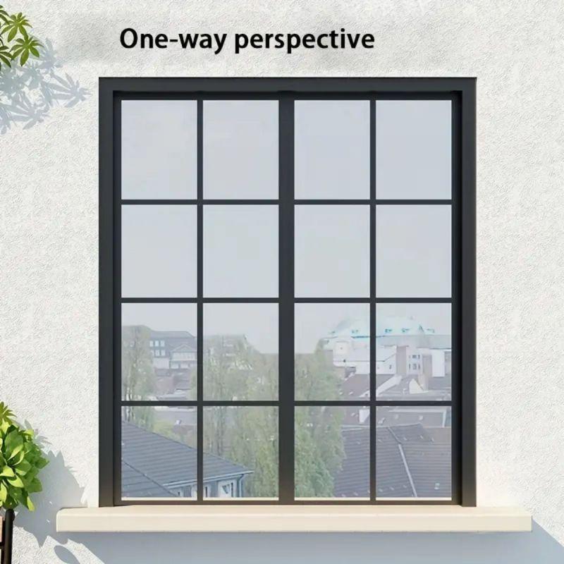 Privacy Window Film, 1 Roll Heat Insulation Privacy Film, Window Film for Office, Living Room, Bedroom