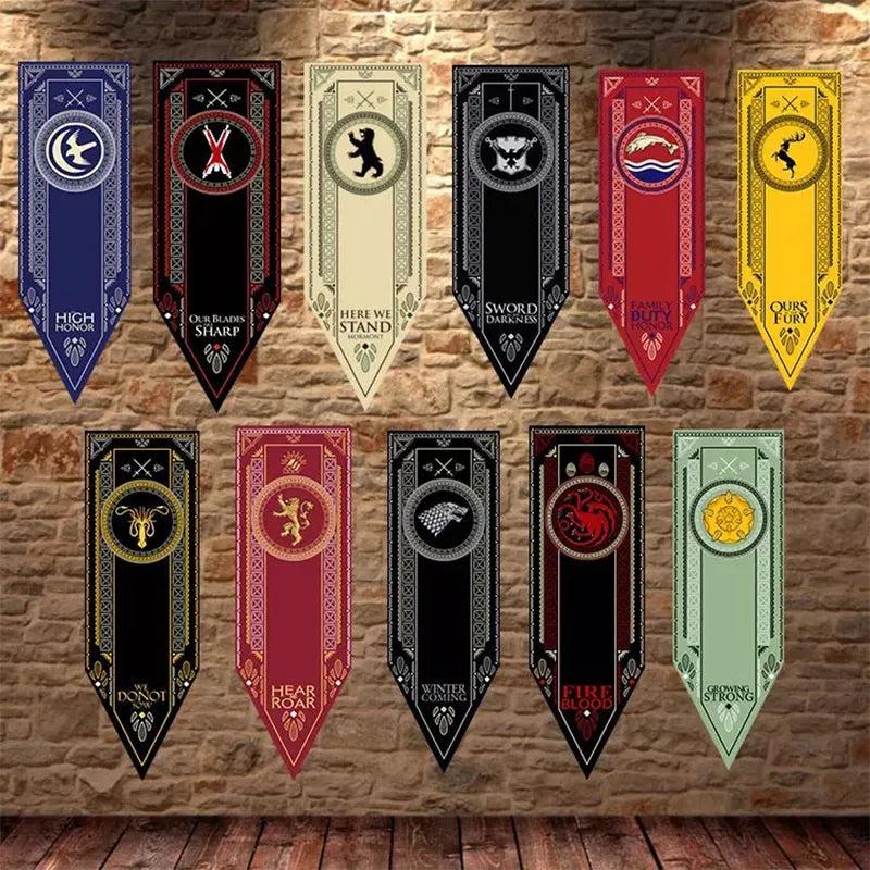 Game of Thrones House Sigil and Motto 5ft Banners