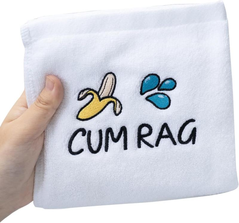 Christmas gift Embroidered Towel Honeymoon Cute Gag Gifts for Him Men Boyfriend Bf Couples one Year First Romantic Anniversary Aniversario Wedding White Elephant Presents Deployment Essentials Cotton Box