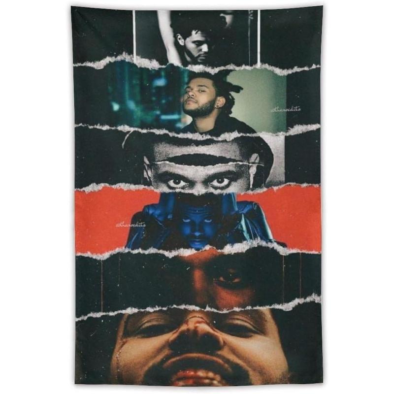 The Singer Hip Hop Weeknd Rapper Tapestry Flag for Home College Dorm for Bedroom Wall Décor 40 * 60in