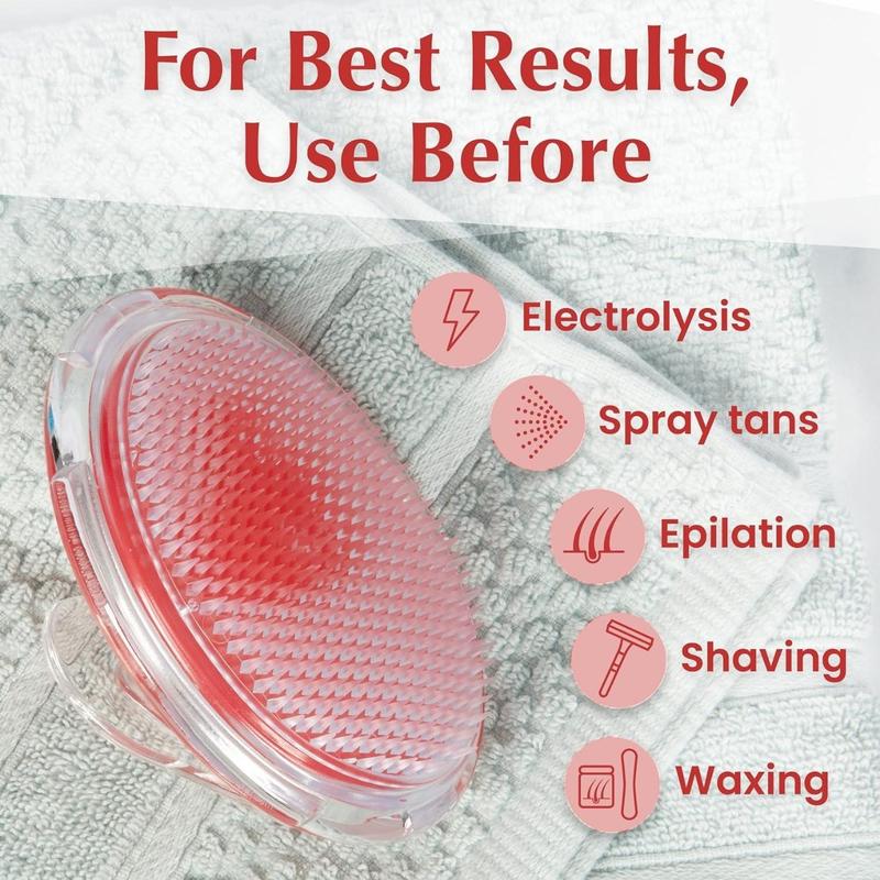 Exfoliating Brush to Treat and Prevent Razor Bumps and Ingrown Hairs - Eliminate Shaving Irritation for Face, Armpit, Legs, Neck, Bikini Line - Silky Smooth Skin Solution for Men and Women Accessories