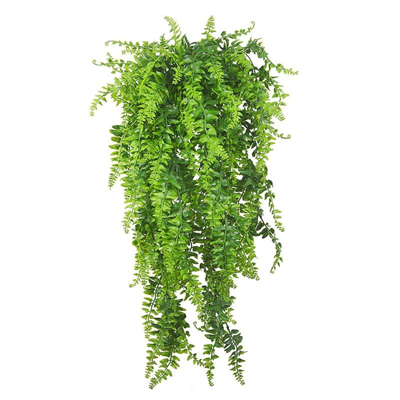 Artificial Wall Hanging Vine Ornaments, 1 Count Modern Simple Realistic Faux Hanging Plant, Fake Indoor Plants Ornaments, Simulated Moss Plant