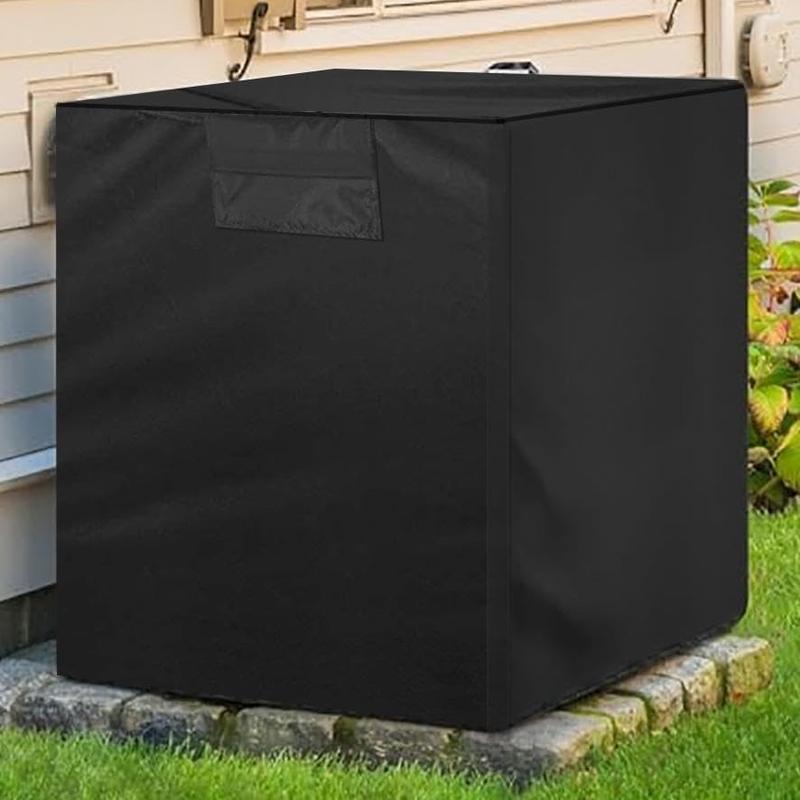 Central Air Conditioner Covers for Outside Units Heavy Duty Ac Cover for Outdoor Unit Square Winter Withstand The Rain and Snow, Or Nuts Fit Up to 24x24x22 inchs