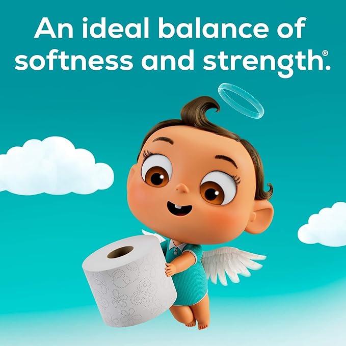 Angel Soft Pack of 16 Mega Rolls of Toilet Paper, Soft and Strong, 320 Sheets per Roll, 2ply, 16 Mega Rolls equivalent to 64 Regular Rolls