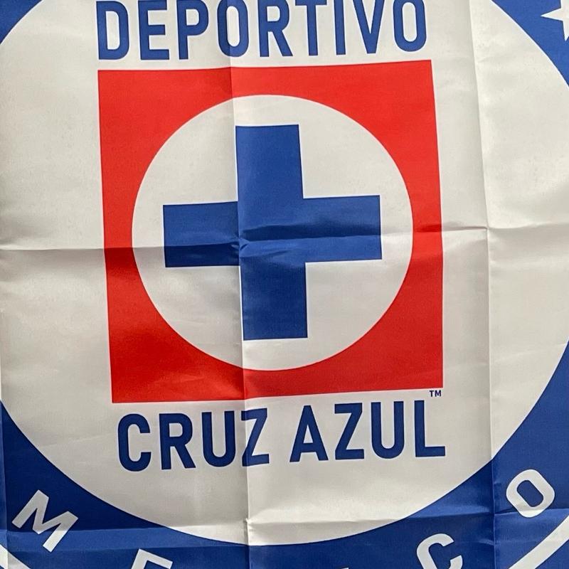 New Cruz Azul Polyester Flag with Brass Grommets for Indoor and Outdoor Decoration