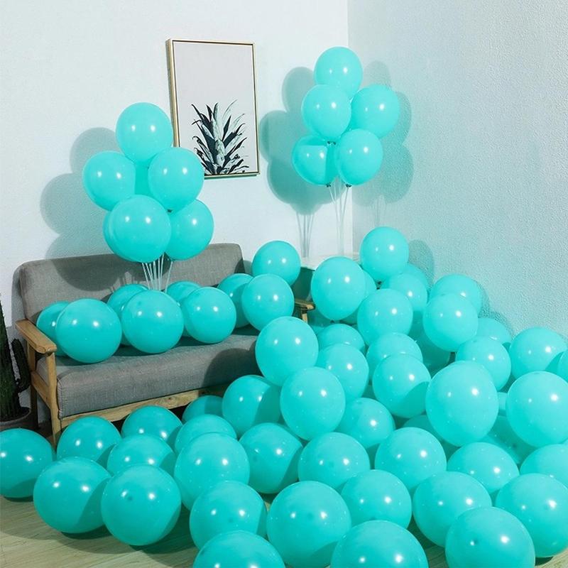 Solid Color Balloon, 50pcs Party Balloons, Atmosphere Scene Layout Decoration Supplies for Wedding Party Anniversary Festival