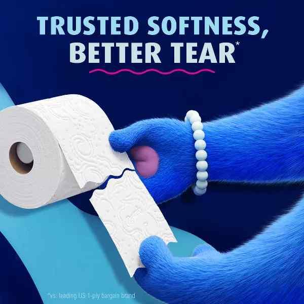 Ultra Soft Cushiony Touch Toilet Paper，24 Family Mega Rolls = 96 Regular Rolls