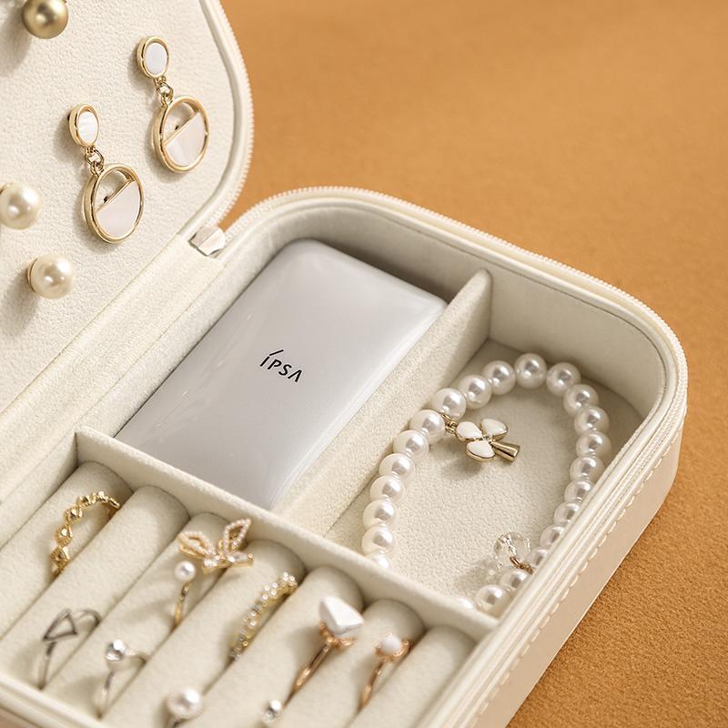 Jewelry Storage Box, Large Capacity Jewelry Storage Case for Rings Earrings Necklaces Bracelets, Jewelry Organizer for Home Outdoor Travel, Gift for Women