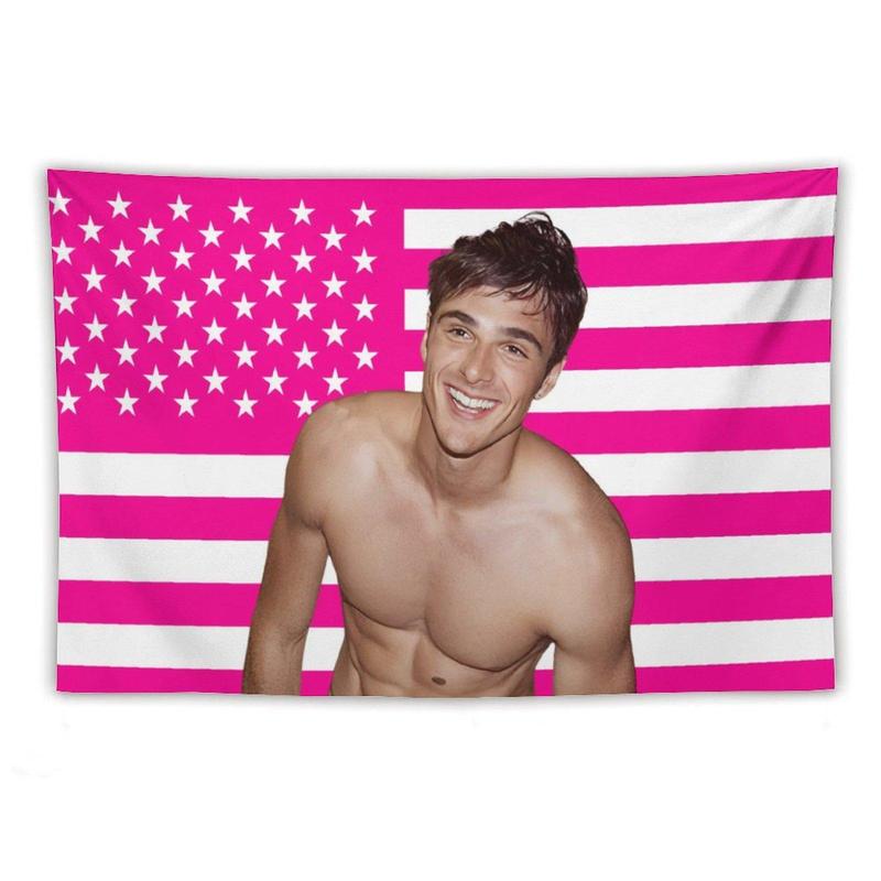 Jacob Elordi Flag Funny Jacob Flag for Wall Hanging poster Tapestry, Jacob Elordi 40 * 60in Tapestry,Funny Flag Decorations,Flag for Room, Dorm, Outdoor, Parties,Gift