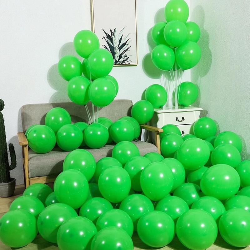 Solid Color Balloon, 50pcs Party Balloons, Atmosphere Scene Layout Decoration Supplies for Wedding Party Anniversary Festival