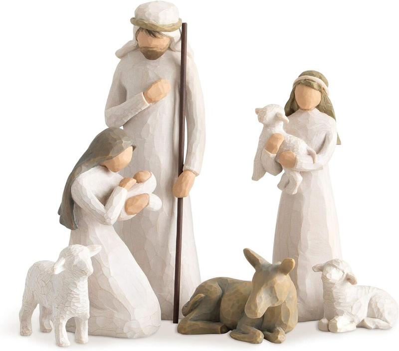 Willow Tree Nativity Figurines, 6 piece set Decor Gift Christmas Wedding