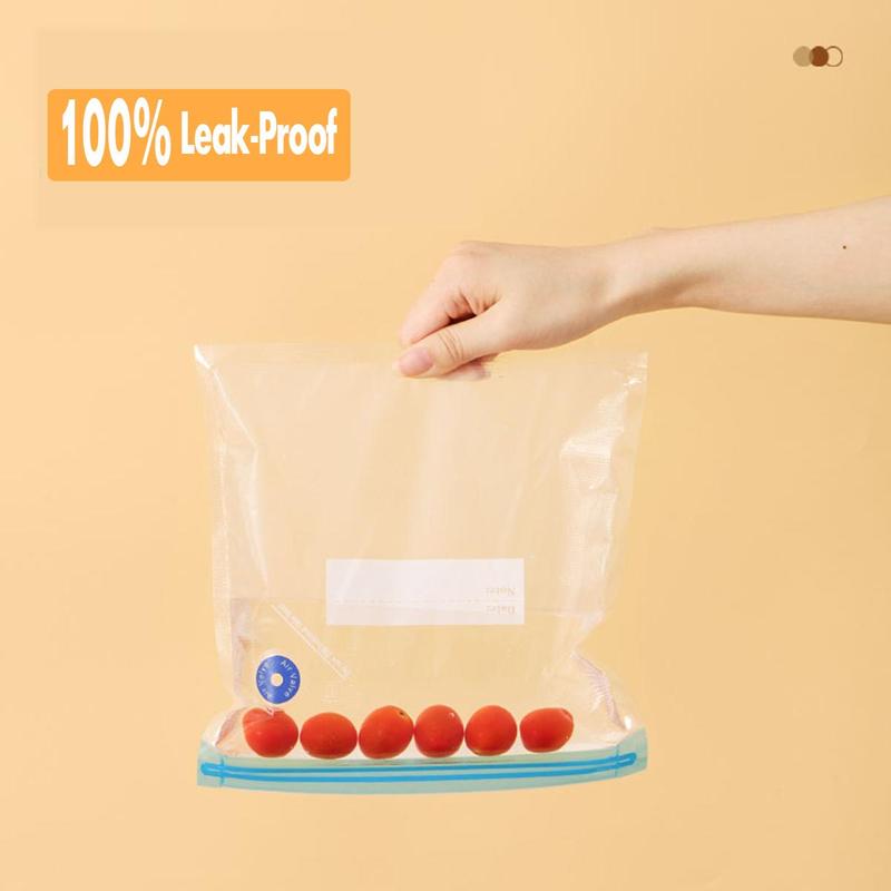 Reusable Vacuum Food Storage Bag, 20pcs set Multi-size Vacuum Food Bag with Hand Pump & Sealing Clips, Portable Storage Bag for Food Storage & Cooking, Kitchen Gadgets, Kitchen Accessories