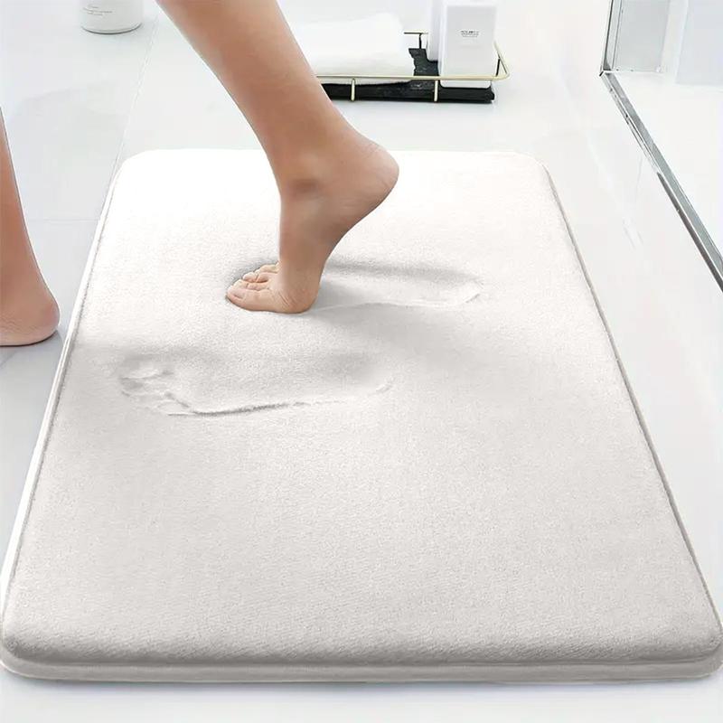 Minimalist Bathroom Mat, 1 Count Non-slip Quick-dry Bathroom Rug, Home Floor Mat, Bathroom Accessories, Bathroom Decor Set