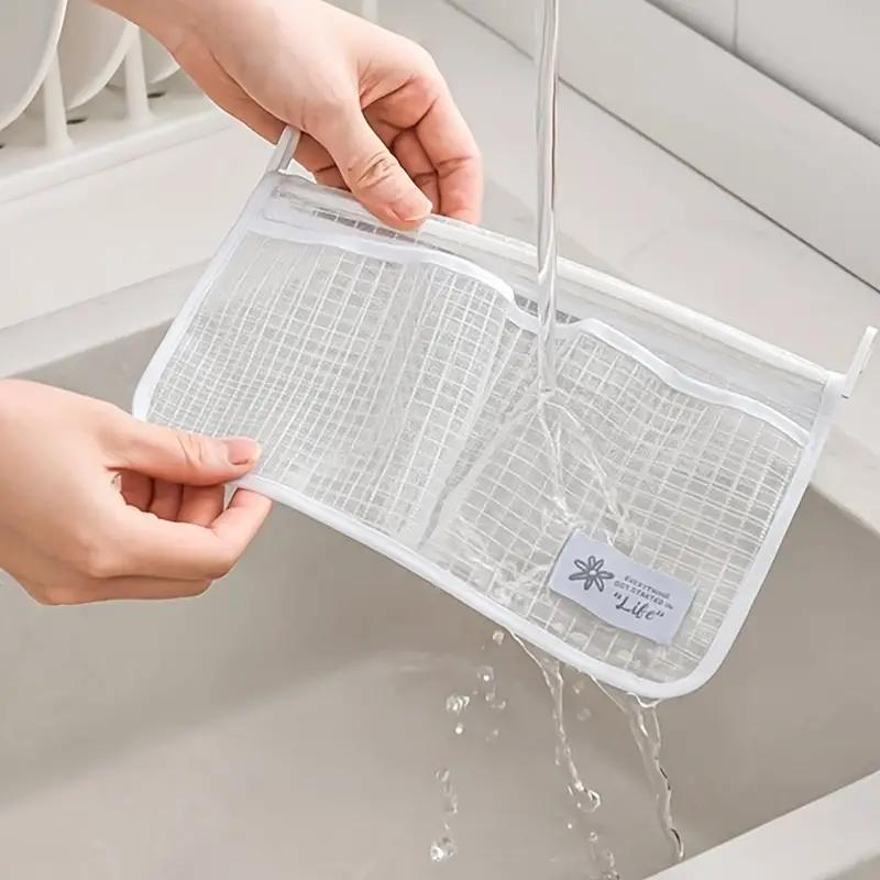 Refrigerator Door Organizer Bag, 1 Count Fridge Door Hanging Mesh Bag, Kitchen Storage Bag