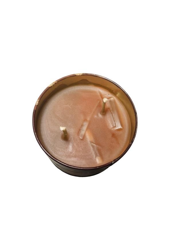 Palo Santo Scented Quartz Candle 4.23 oz - Purifying & Healing Aromatherapy Candle with Quartz for Home Decor - Ornaments