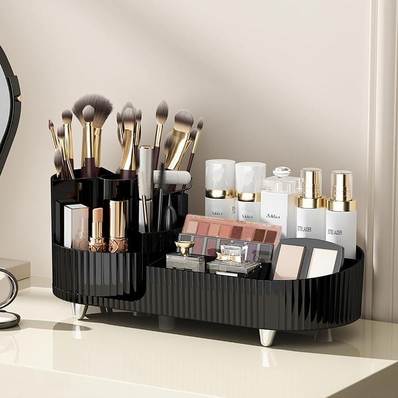 Luxury Fashionable Plastic Rotatable MakeupStorage Box,Desktop Makeup Organizer(1Piece),Cosmetic Organizer for Dresser forBedroom Dresser, Makeup Organizer,Storage Organizer, Room Organizer