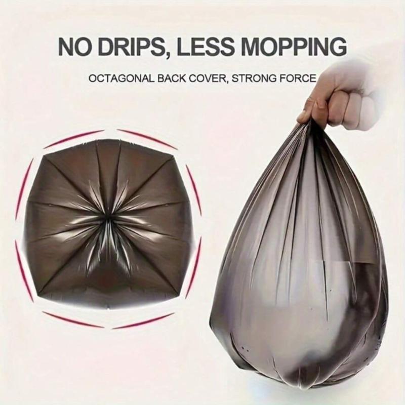 100pcs Extra Thick Disposable Trash Bags - Odorless, Perfect For Kitchen, Bathroom & Bedroom Cleanup - Ideal For Pet Waste & Storage