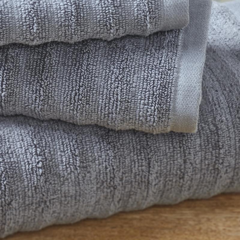 Mainstays Performance Textured 6-Piece Bath Towel Set, Grey No Brand Hand Lint