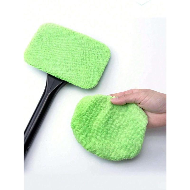 1pc The Windshield Cleaning Brush Set Keeps Your Car Clean And Shiny! (Due To Different Batches, The Color Of The Replacement Fabric May Vary. We Apologize For Any Inconvenience Caused.)