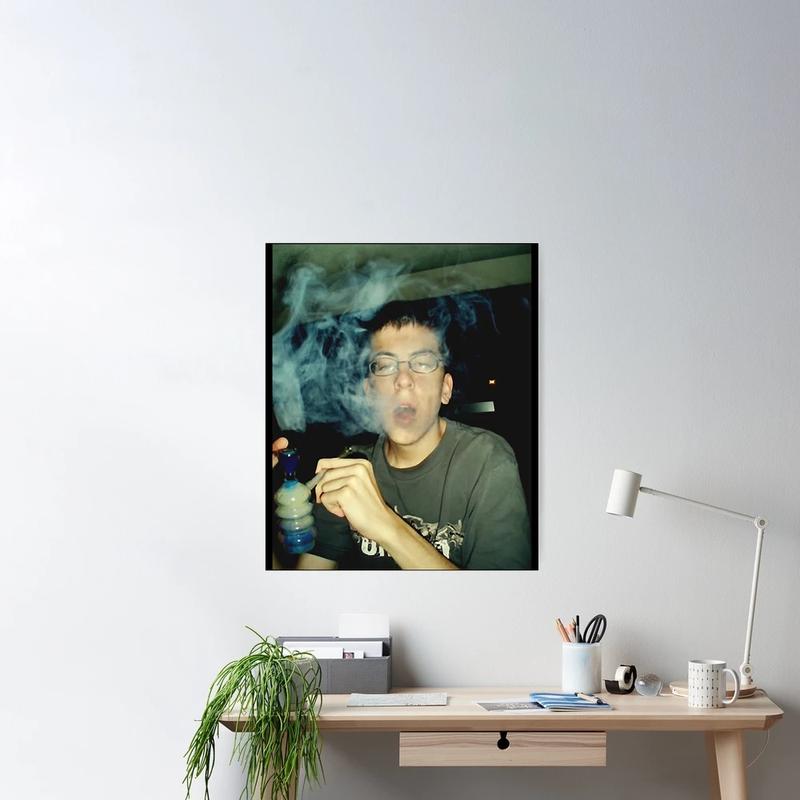 Mclovin Smoking Poster, McLovin Superbad Wall Art Decor, Classic Movie Fan Gift for Home Decorations Art Print