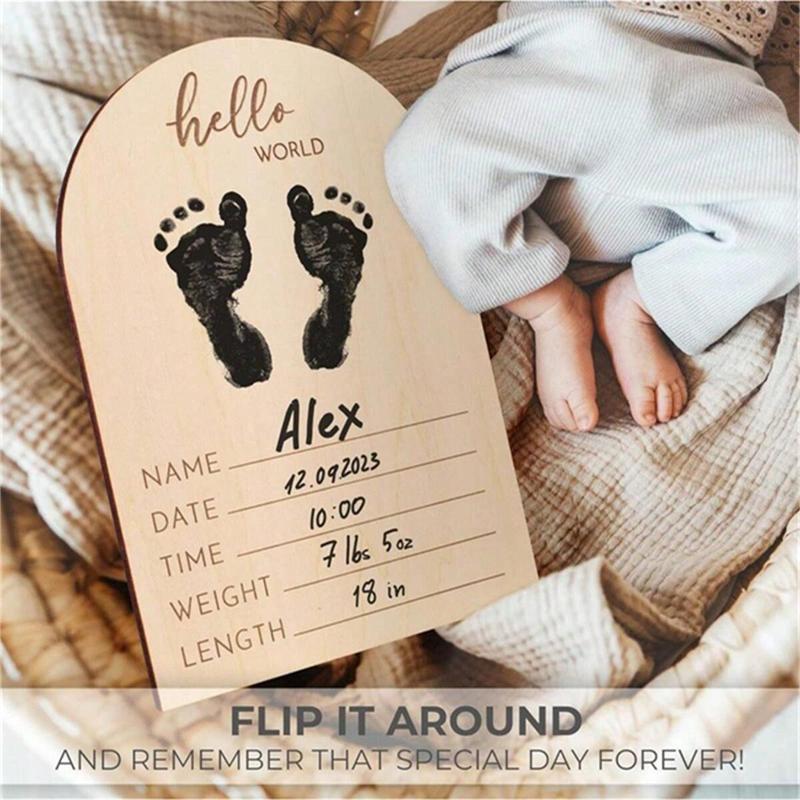 Wooden Ultrasound Photo Frame, 1 Set Baby Photo Frame, Pregnancy Announcement Photo Frame, Keepsake for Baby Birth, Home Decor