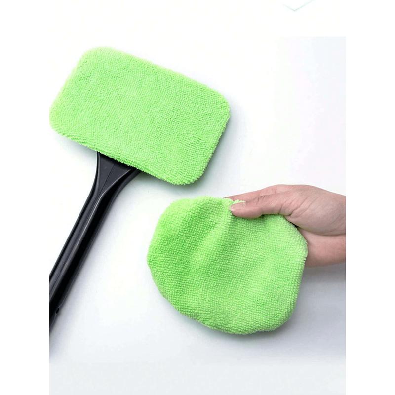 1pc The Windshield Cleaning Brush Set Keeps Your Car Clean And Shiny! (Due To Different Batches, The Color Of The Replacement Fabric May Vary. We Apologize For Any Inconvenience Caused.)