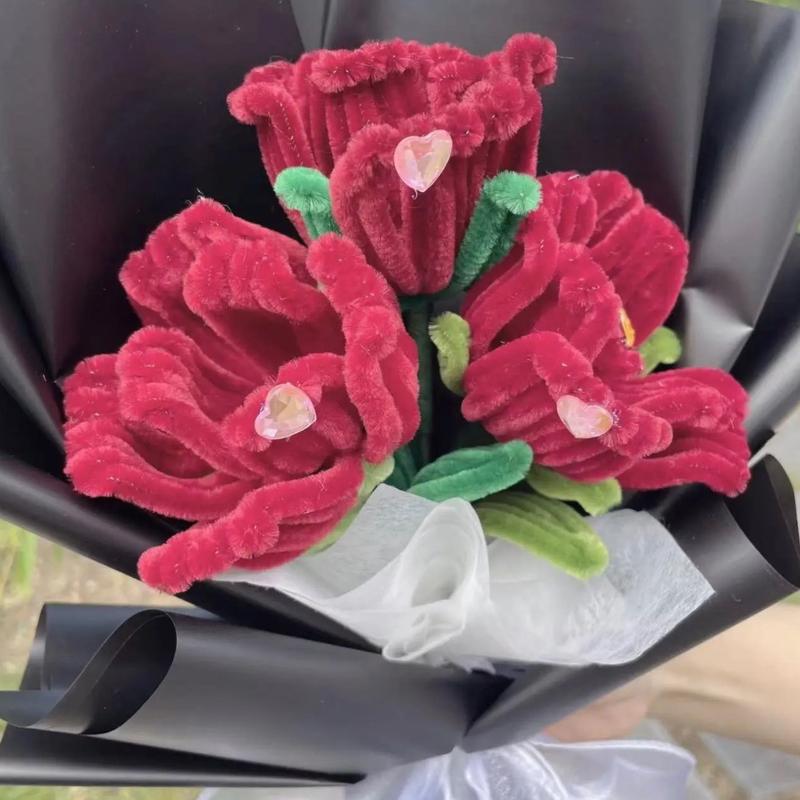 Handmade Flowers Bouquet - Perfect for Home Decor and Gift Decorative