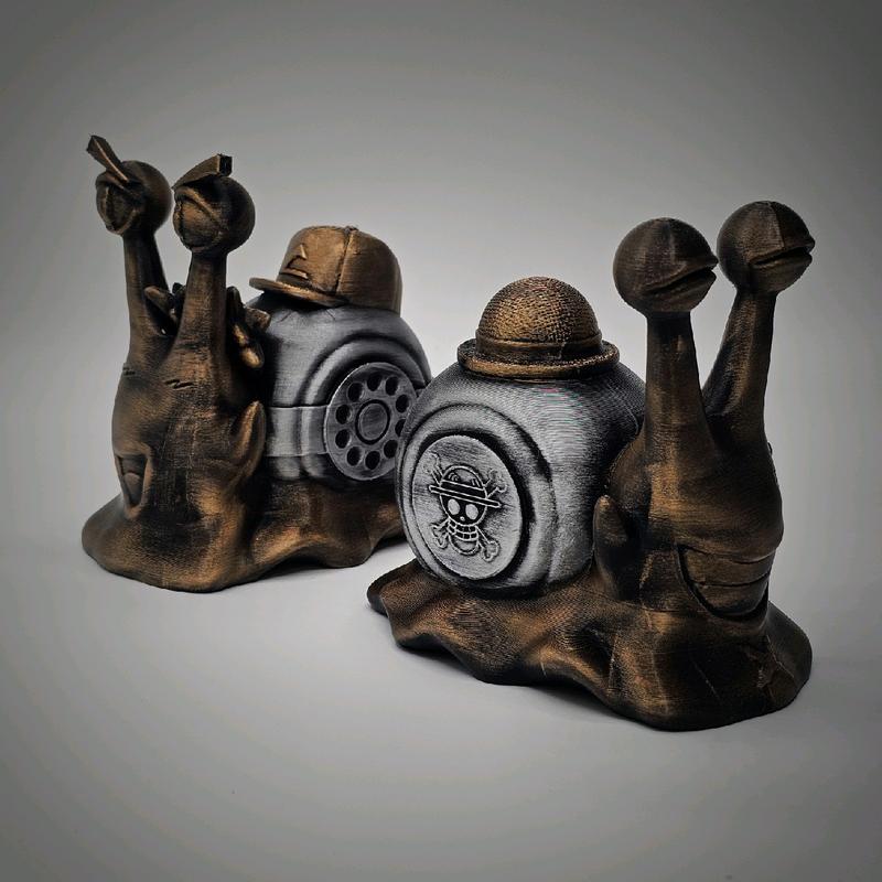 3d printed Transponder Snail Statue Figurine