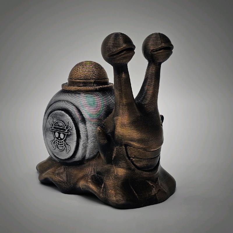 3d printed Transponder Snail Statue Figurine